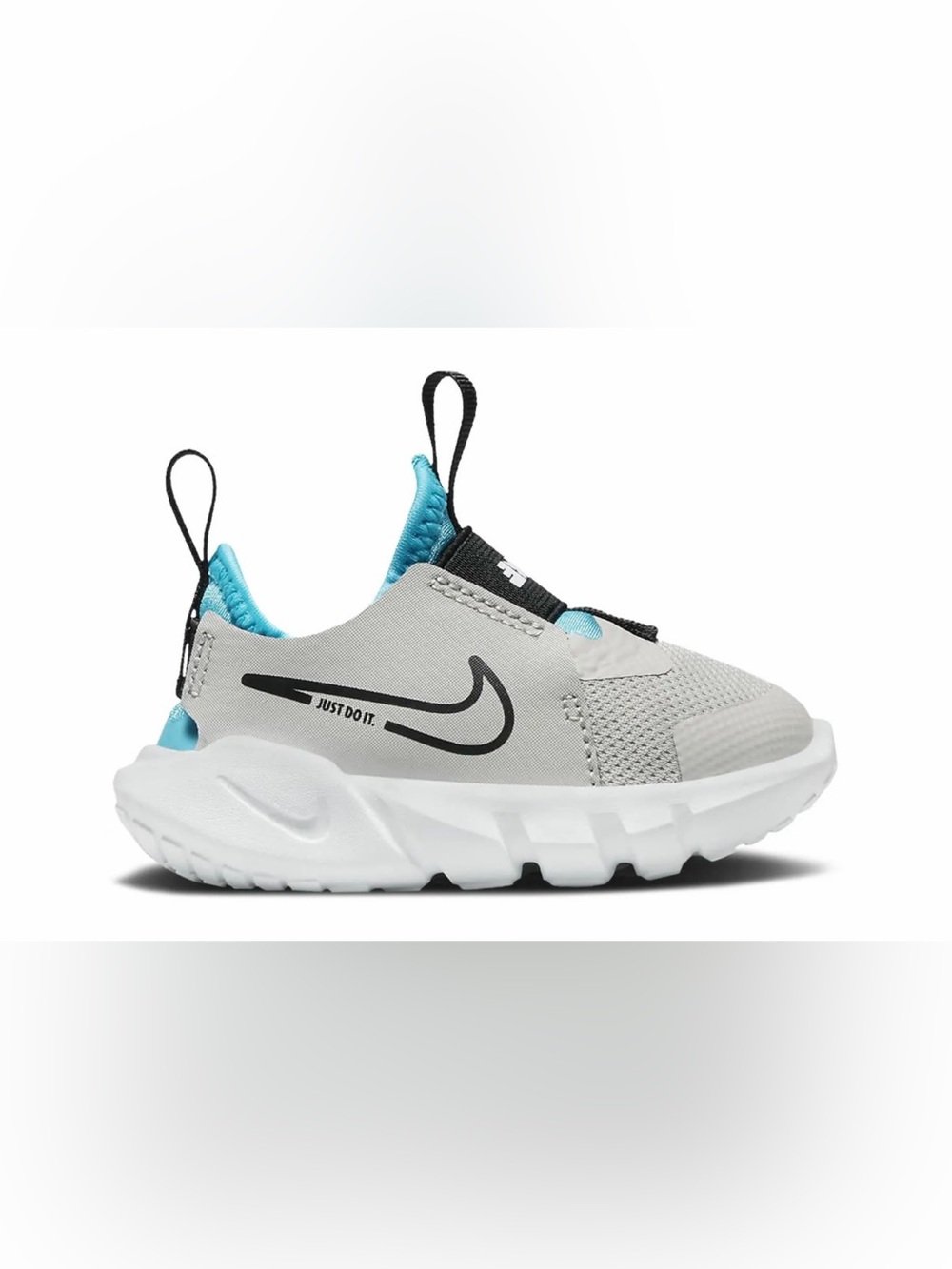 Nike Flex Runner 2 TDV Toddler Slip On Shoes Light Iron Ore Size 3 DJ6039-008